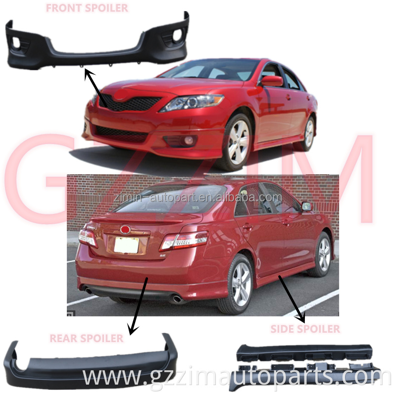 factory sale high quality front & rear spoiler body kit conversion kit for Camy 2010-2011